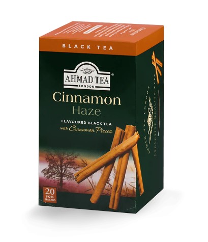 Trà đen hương Quế Ahmad 40g - Ahmad Cinnamon Haze Tea 40g 20bags túi lọc