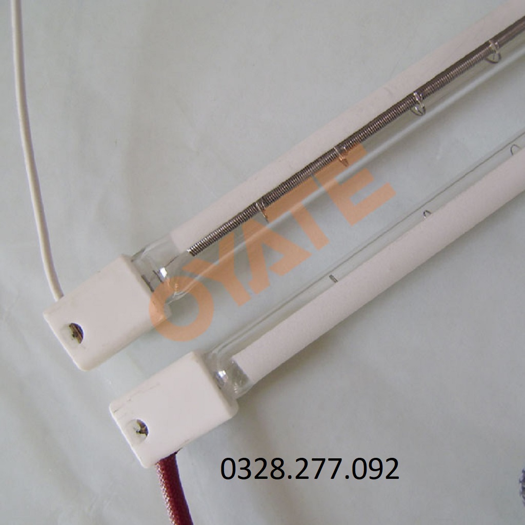 Đèn sấy hồng ngoại 1000w 40cm 220v trắng 1/2