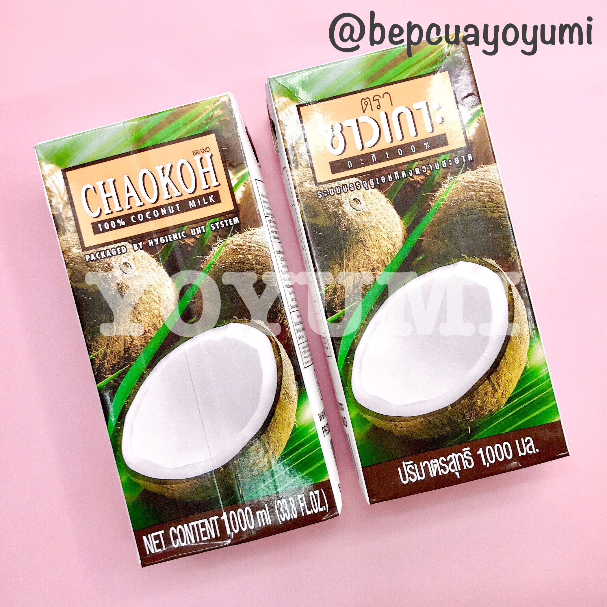 Nước cốt dừa chaokoh 1l thái lan