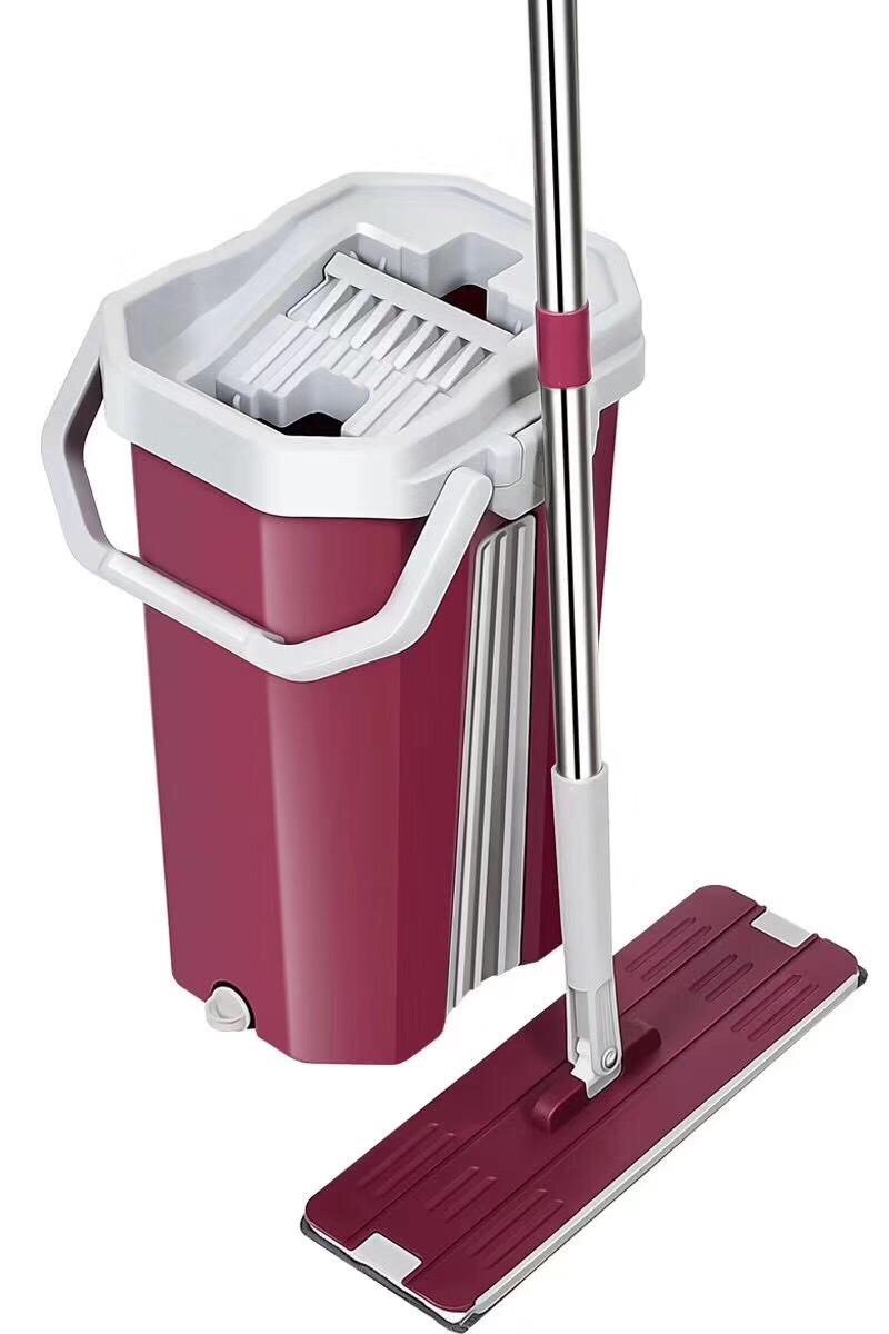 [HCM]Bộ lau nhà Homeeasy HT-9 đỏ đô
