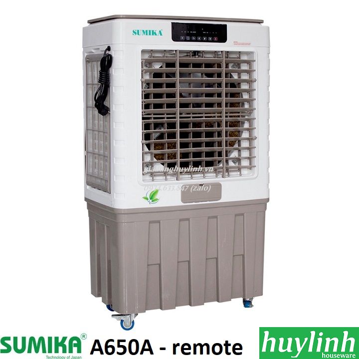Máy làm mát không khí sumika a650a - 60m2 - có remote - model 2020