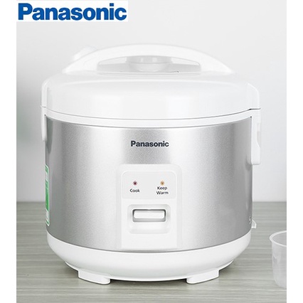 Nồi cơm điện Panasonic 1.8 lít SR-MVN187LRA Trưng Mẫu đẹp 99% SX Malaysia Lòng nồi hợp kim nhôm tráng men chống dính bền tốt, dễ vệ sinh.