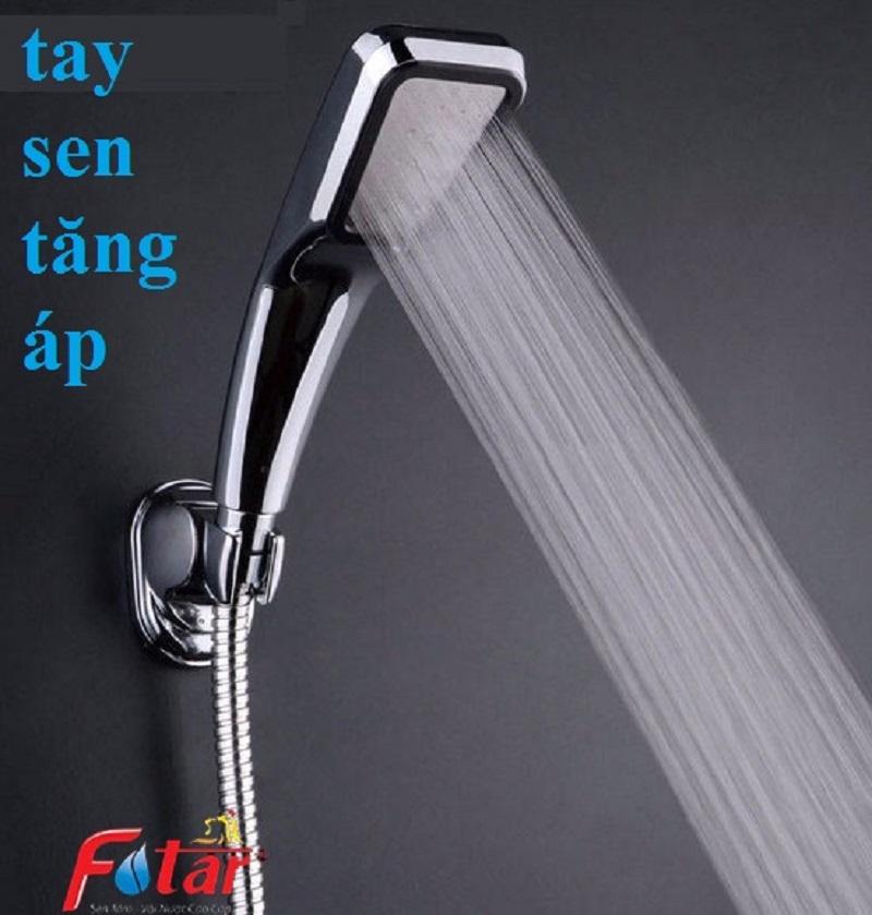 Bộ Tay Sen Tắm Vòi Hoa Sen TĂNG ÁP TS05 và dây sen cài sen TAY SEN VUÔNG MẬP đủ bộ lớp xi dày 3 lớp sáng bóng vòi sen tắm vòi sen tăng áp