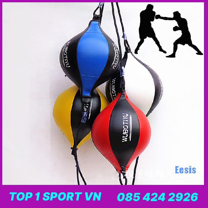 Bóng đấm tập phản xạ tốc độ đấm bốc boxing 2 đầu dây Wubotiyu cao cấp thế hệ mới - Nhanh hơn, ưu việt hơn - Thiết bị tập phản xạ, tốc độ dành cho dân chuyên nghiệp, phòng tập