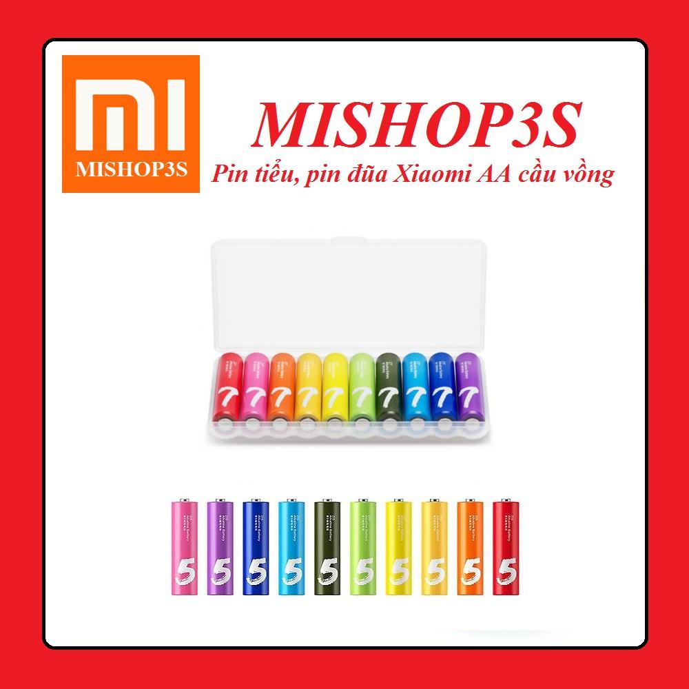 Pin tiểu AA rainbow của Xiaomi - Số 5 (Hộp 10 viên)