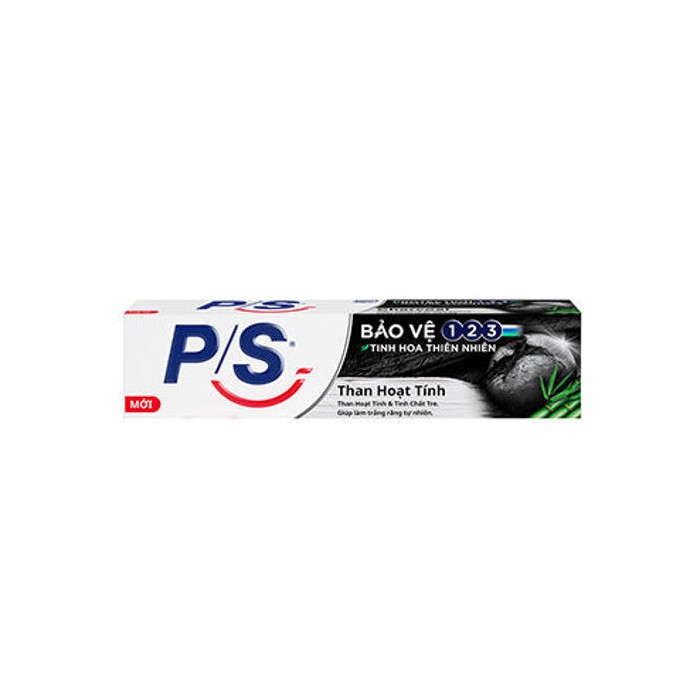 Kem đánh răng P/S Bảo vệ 123 Than hoạt tính 180g