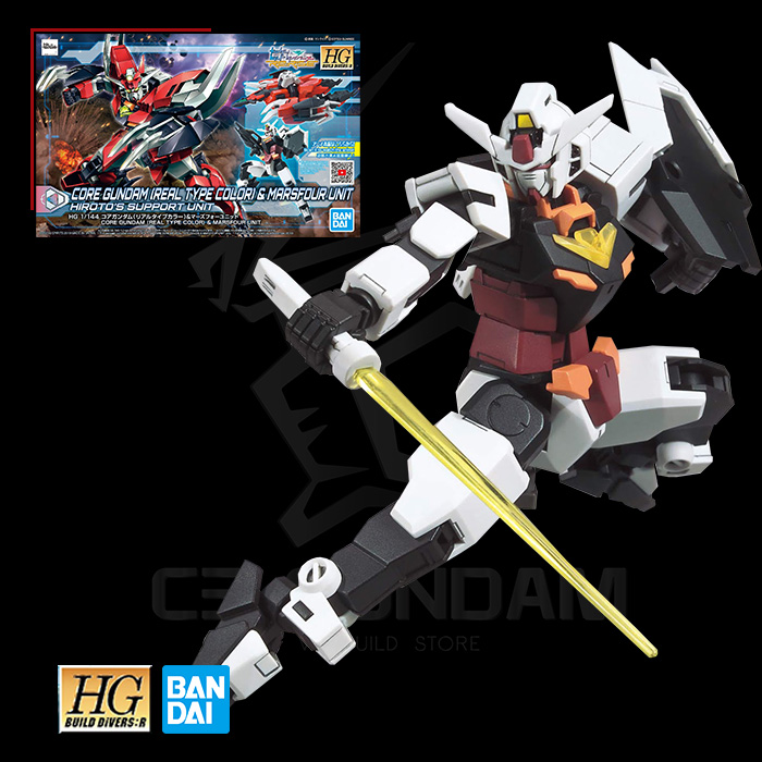 Mô hình gundam bandai hgbd:r 008 1/144 core gundam & marsfour unit