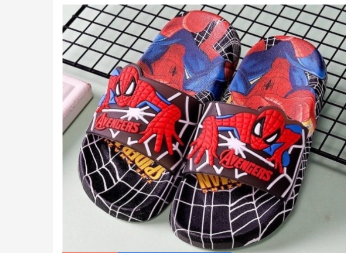 Dép siêu nhân spider man 3d bé trai