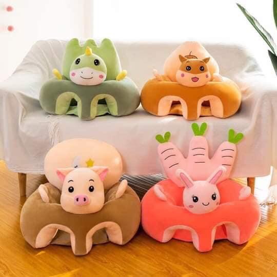 Ghế tập ngồi, ghế ăn dặm, ghế lười, hình thú nhồi bông, đã nhồi bông săn
