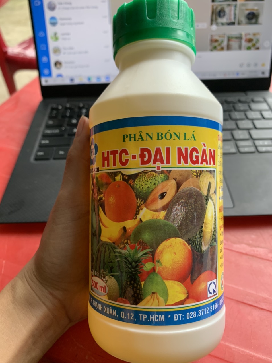 Kích chín phân bón lá Đại Ngàn chai 500ml