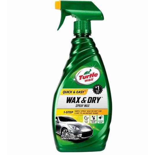 Chai xịt đánh bóng sơn nhanh Turtle Wax   Dry 769ml - mẫu mới siêu bóng dùng được khi xe ướt tiết kiệm thời gian HOT SALE