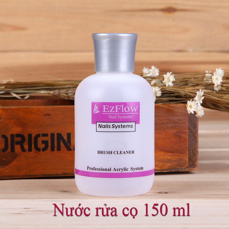 Chai nước rửa cọ chống dính bột, dính gel (150ml)