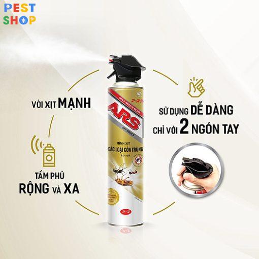 BÌNH XỊT CÔN TRÙNG ARS DUNG TÍCH 600ML. diệt nhanh 7 loại côn trùng hiệu quả