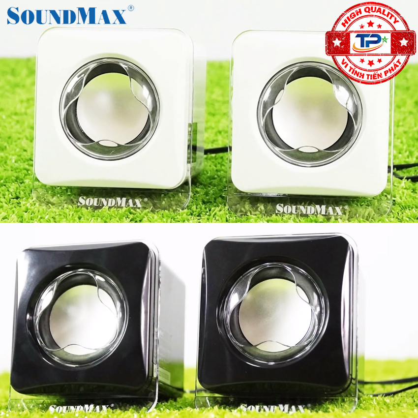 Loa vi tính soundmax a-120 chuẩn 2.0 dùng cho máy tính , laptop, đt, tv.... .