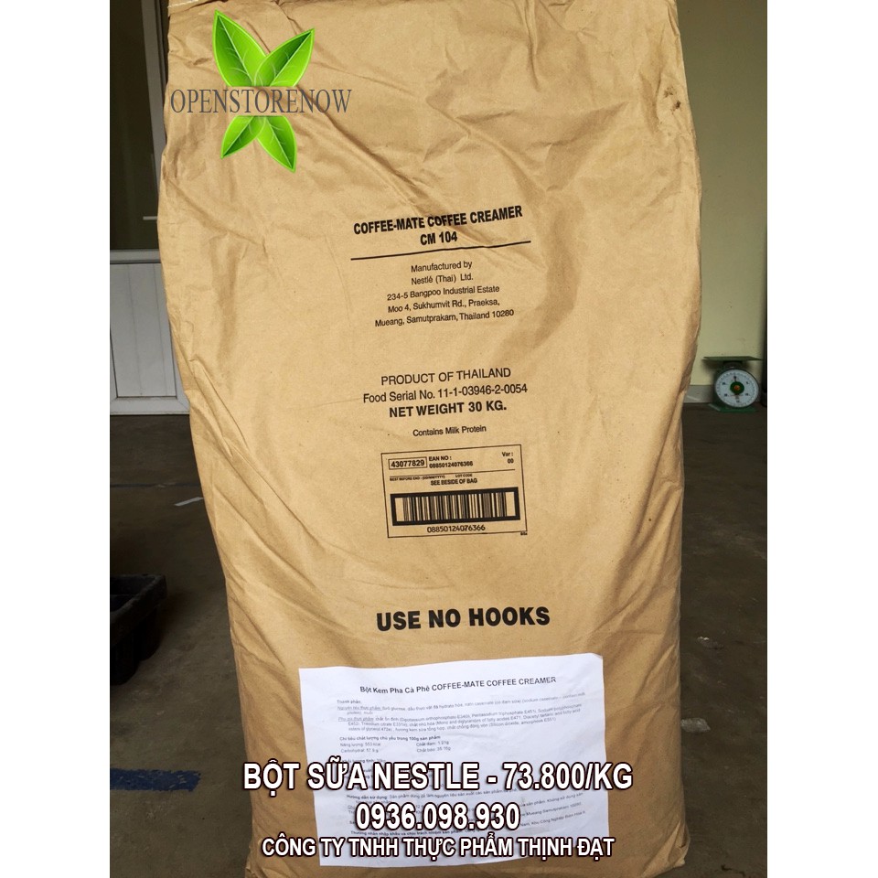 Sữa bột nestle gói 500gr
