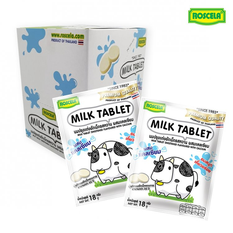 Kẹo sữa bò Milk Tablet Thái Lan 18g