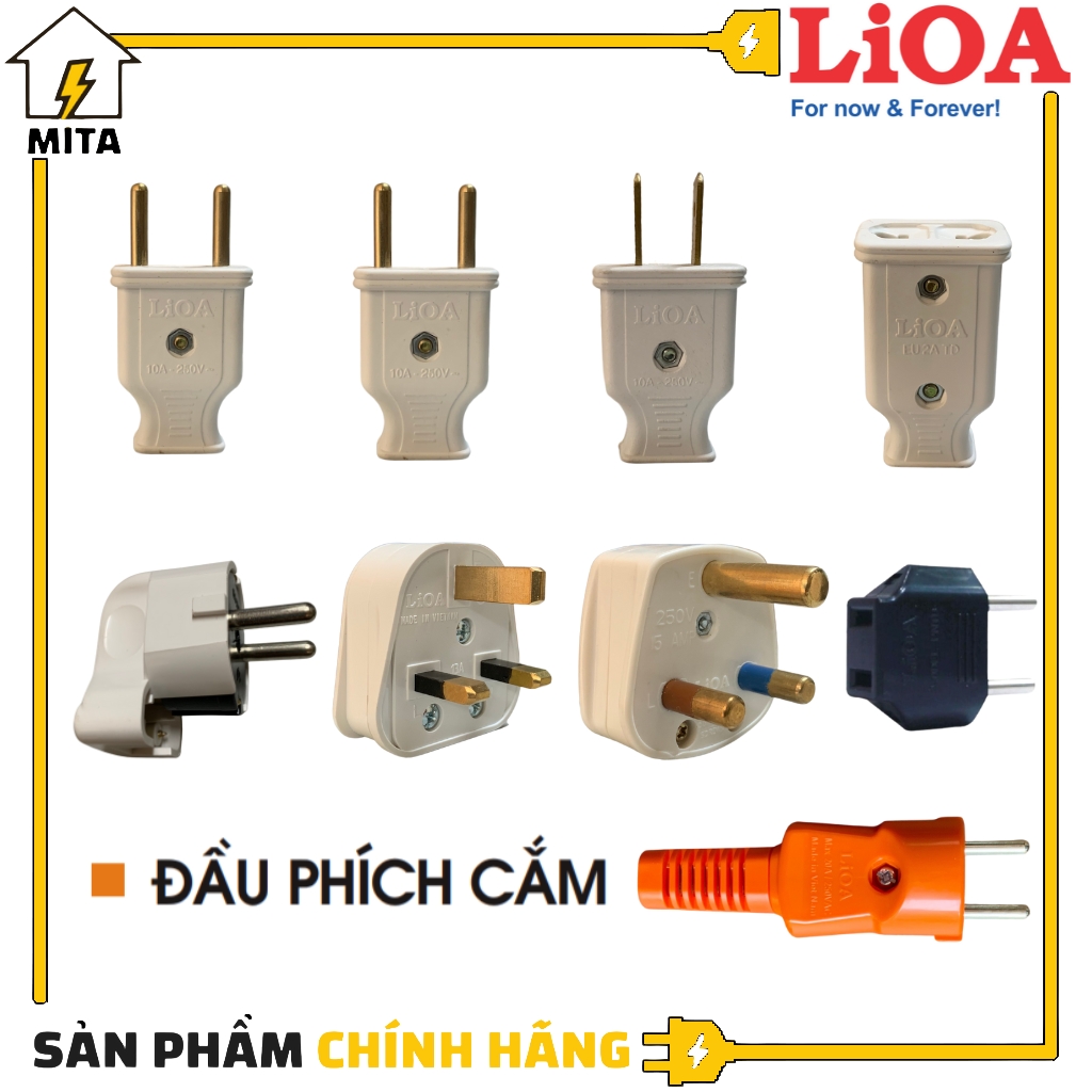 Phích cắm điện lioa - mita