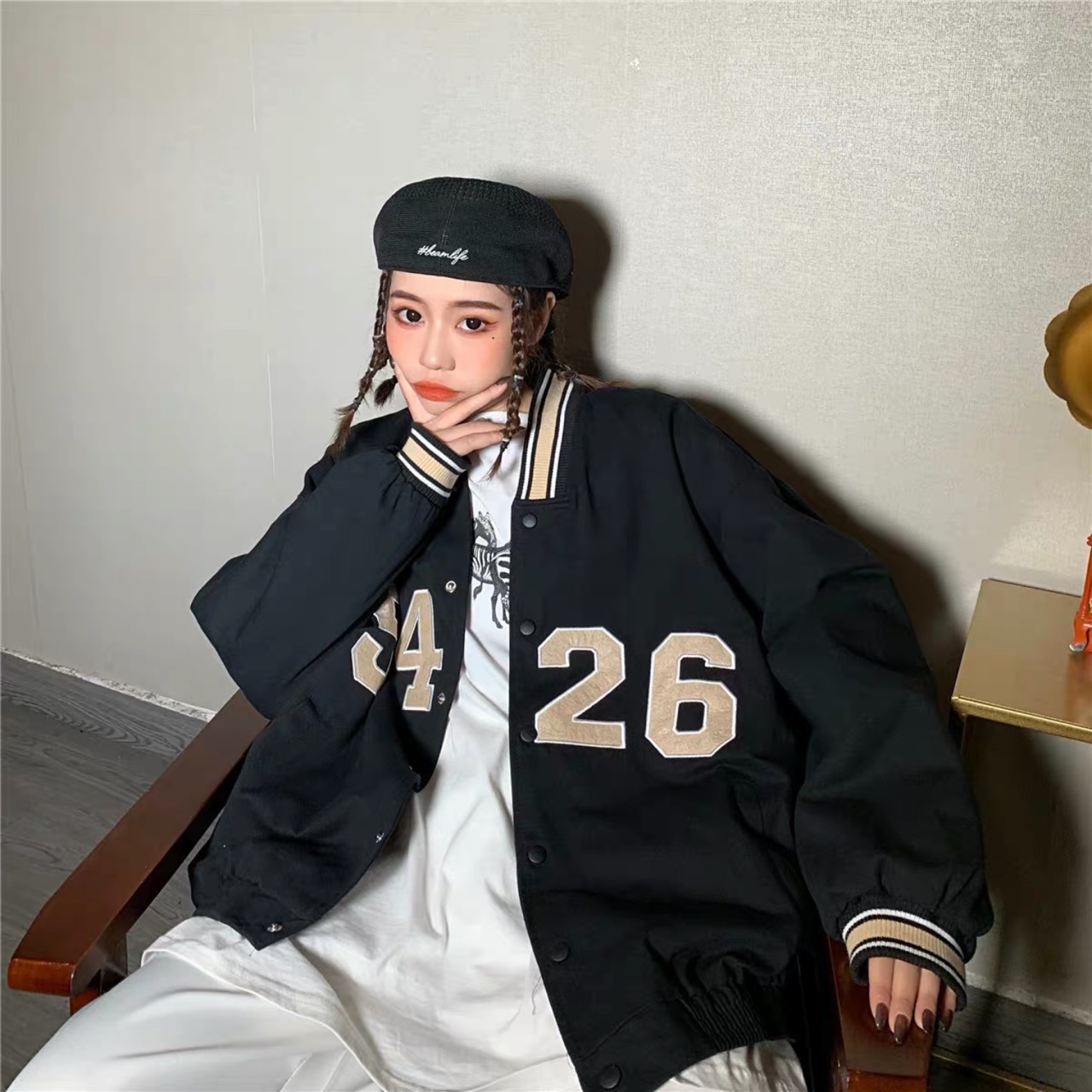 Áo khoác nữ phong cách rich kid thời trang trẻ skr