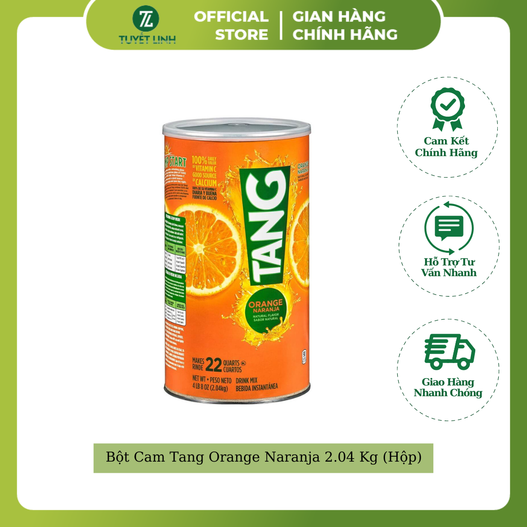 Bột Cam Tang Orange Naranja 2.04 Kg Hộp