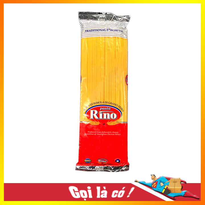 Pasta mỳ ý 🌺freeship🌺 mỳ spaghetti hiệu rino 500g
