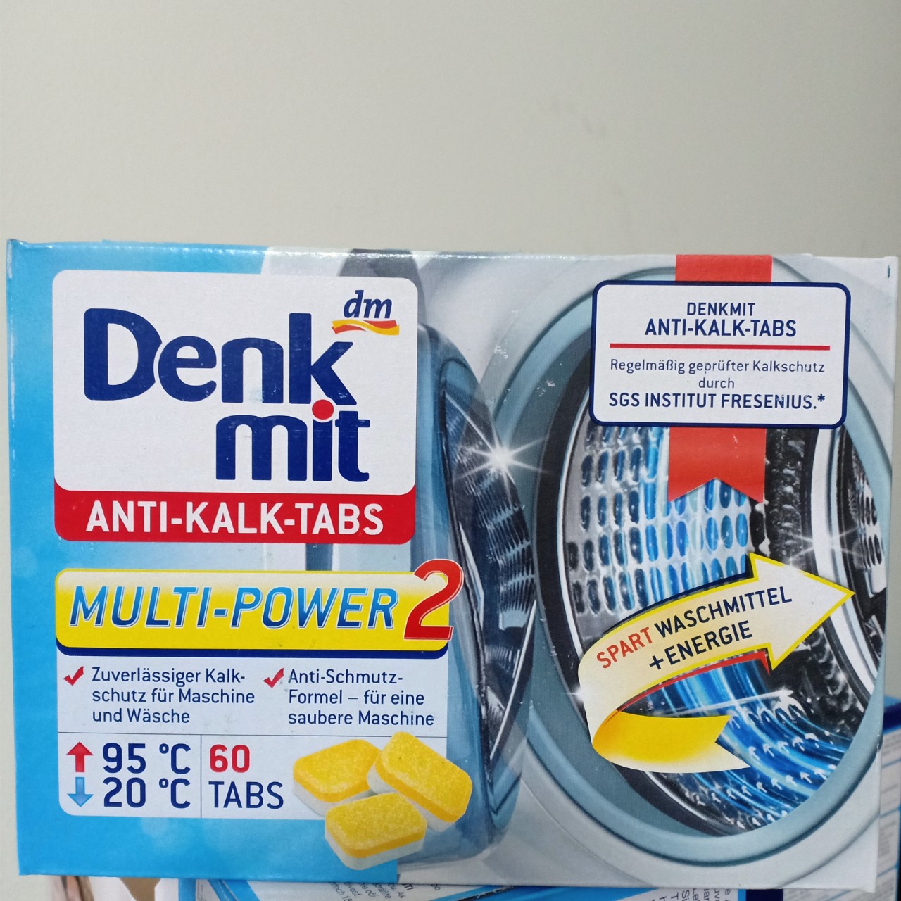 Viên tẩy lồng máy giặt Denkmit nội địa Đức -mẫu mới nhất HÀNG ĐỨC