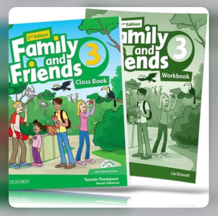 Family and friends level 3 class book - workbook 1nd - 2nd
