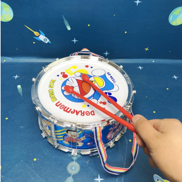 Đồ chơi trống mèo doraemon cho bé tập đánh trống thiết kế màu sắc tươi sáng giúp bé thỏa sức sáng tạo cùng âm nhạc đồ chơi nhạc cụ cho bé dành cho bé từ 3 tuổi trở lên