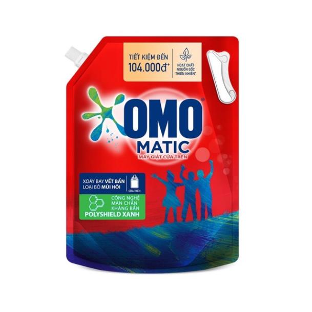 Nước giặt omo matic cho máy giặt cửa trên 3,9kg