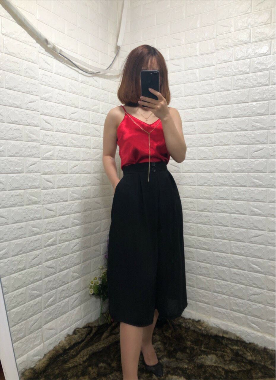Quần kiểu nũ vải voan cực mát form dưới 53kg
