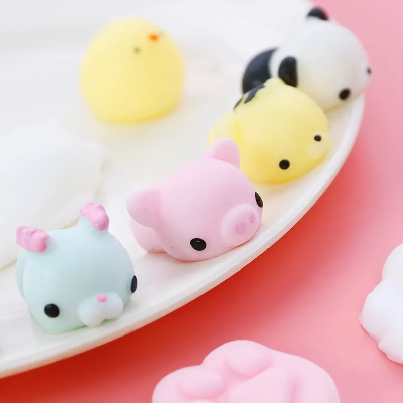 Đồ Chơi Squishy Mochi Dễ Thương Cực Mềm Mịn Bóp Đã Tay Bukao