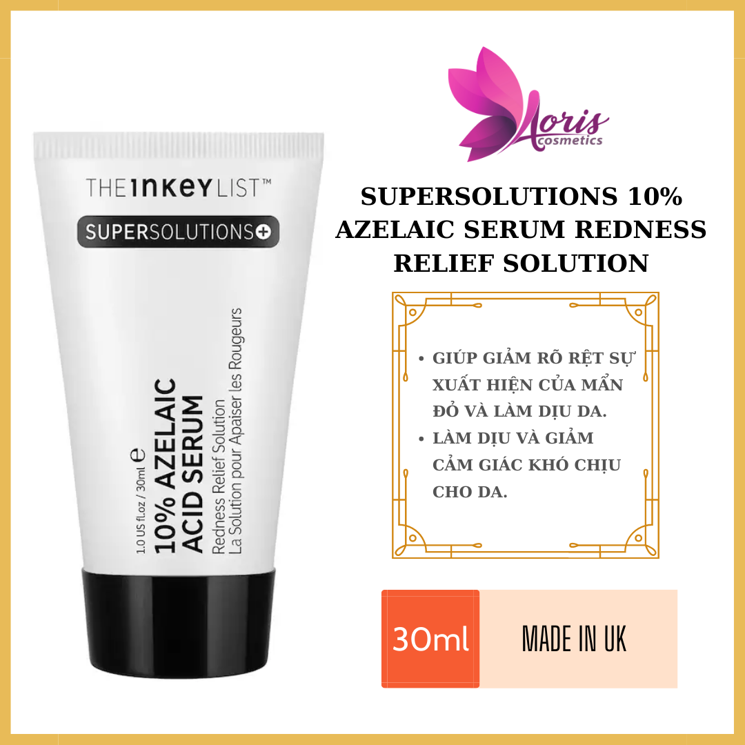 SuperSolutions 10% Azelaic Serum Redness Relief Solution - The INKEY List