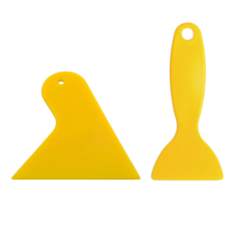 Bộ 2 lá gạt nhựa hỗ trợ dán decal trang trí xe