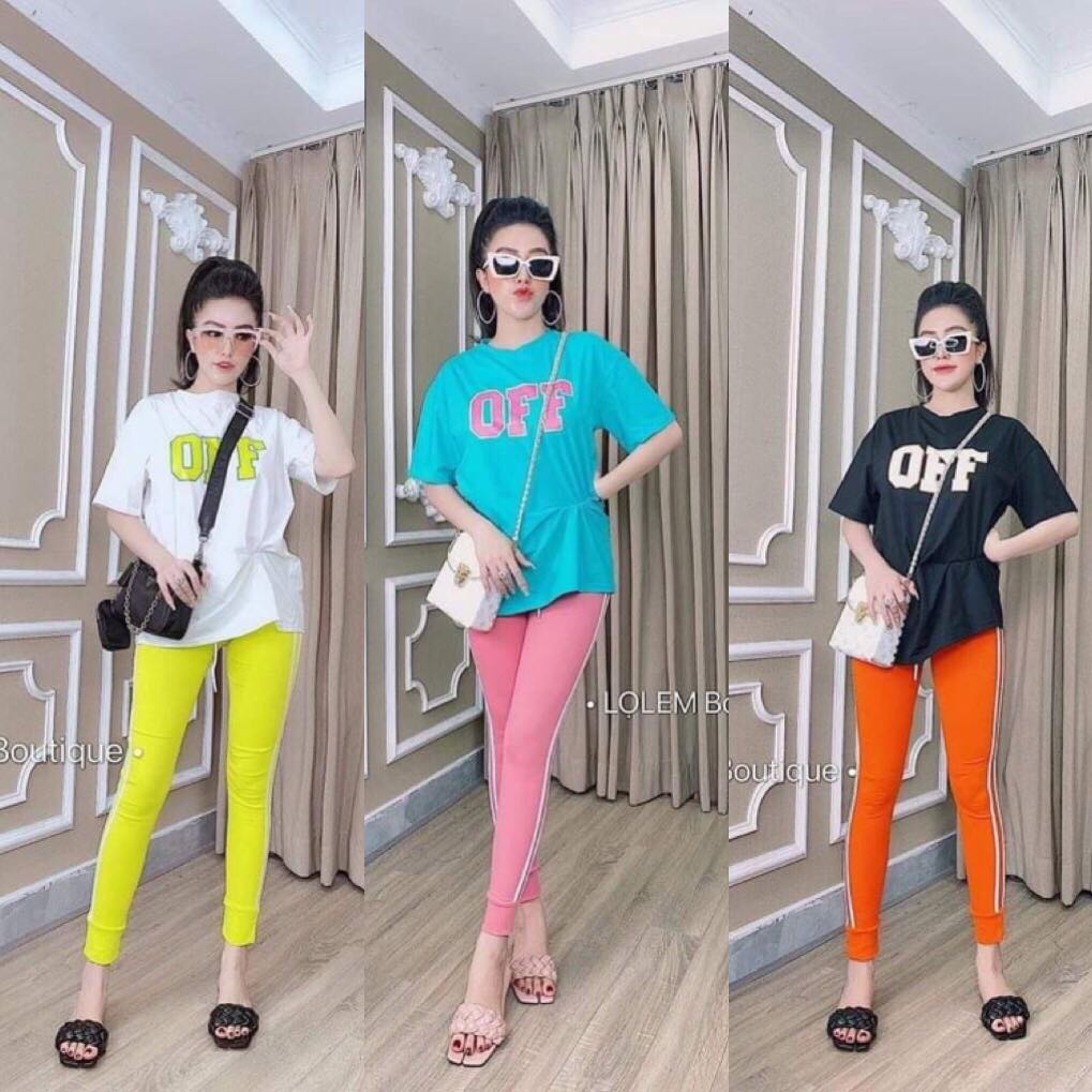 [HCM]SET BỘ THỜI TRANG THÊU OFF NĂNG ĐỘNG ĐỦ SIZE 40-75KG