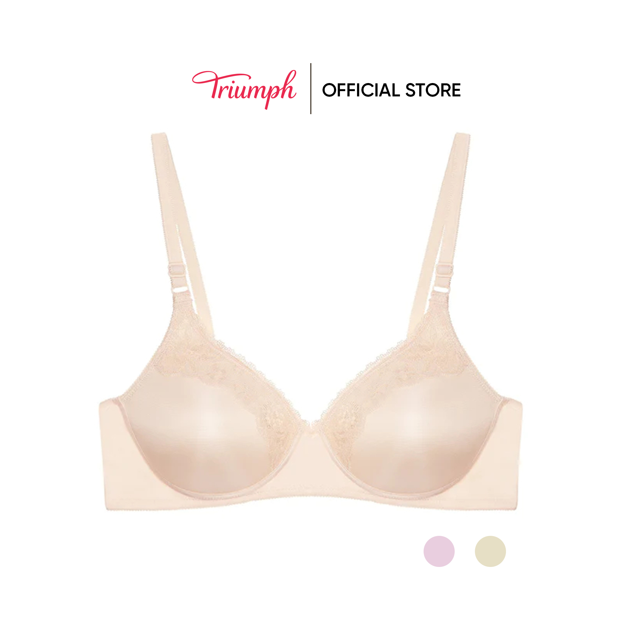 Áo Lót Nữ Triumph Form & Beauty 052 HP CS Không Gọng Mỏng Nhẹ Không Đệm Mút