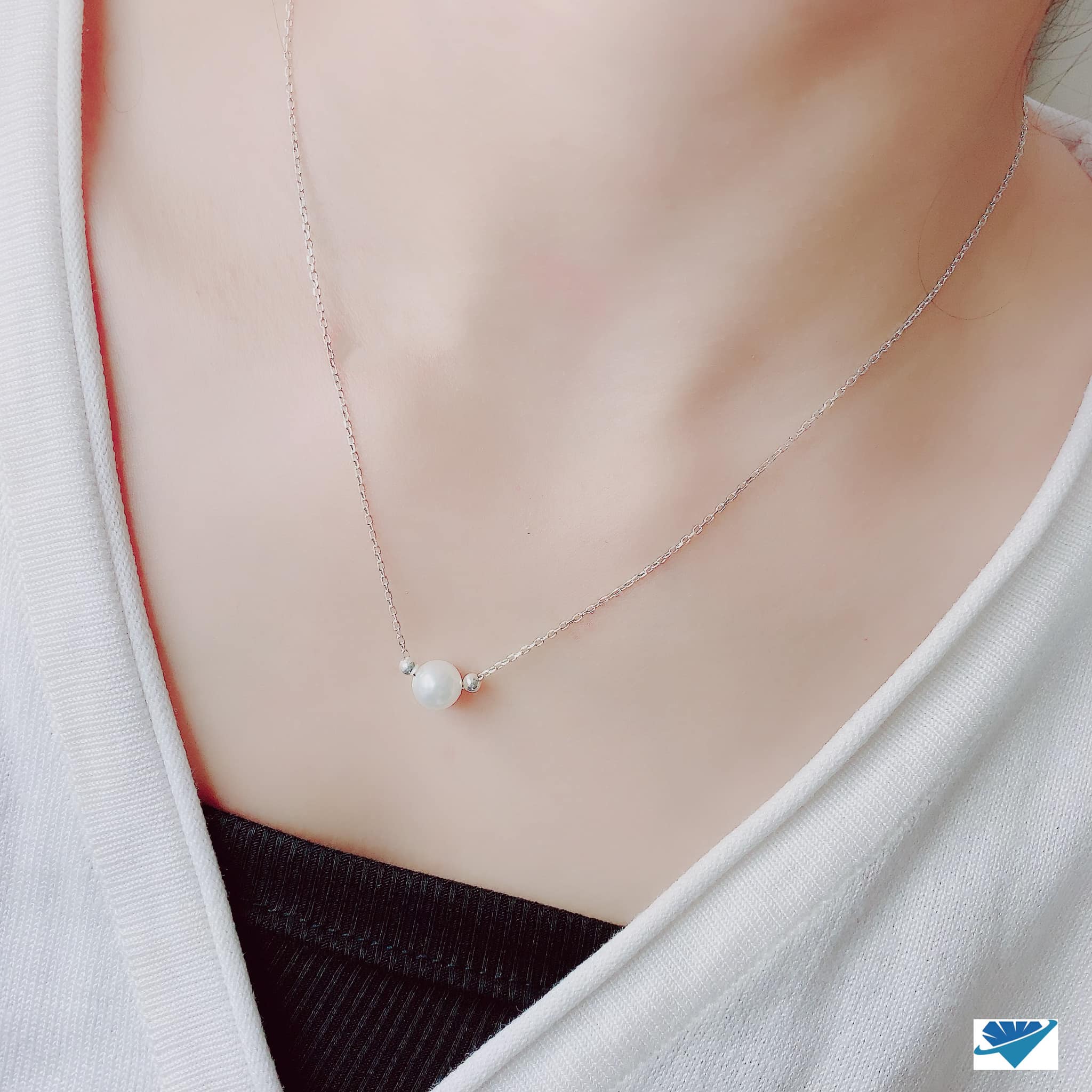 Dây chuyền nữ bạc ta mặt trai MS06
