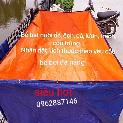 Bể bạt nuôi cá bể bạt đa năng câu cá siêu to khổng lồ