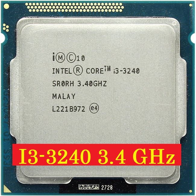 Cpu intel core i3 3240 socket 1155- hàng tháo máy bộ - bảo hành 1 đổi 1
