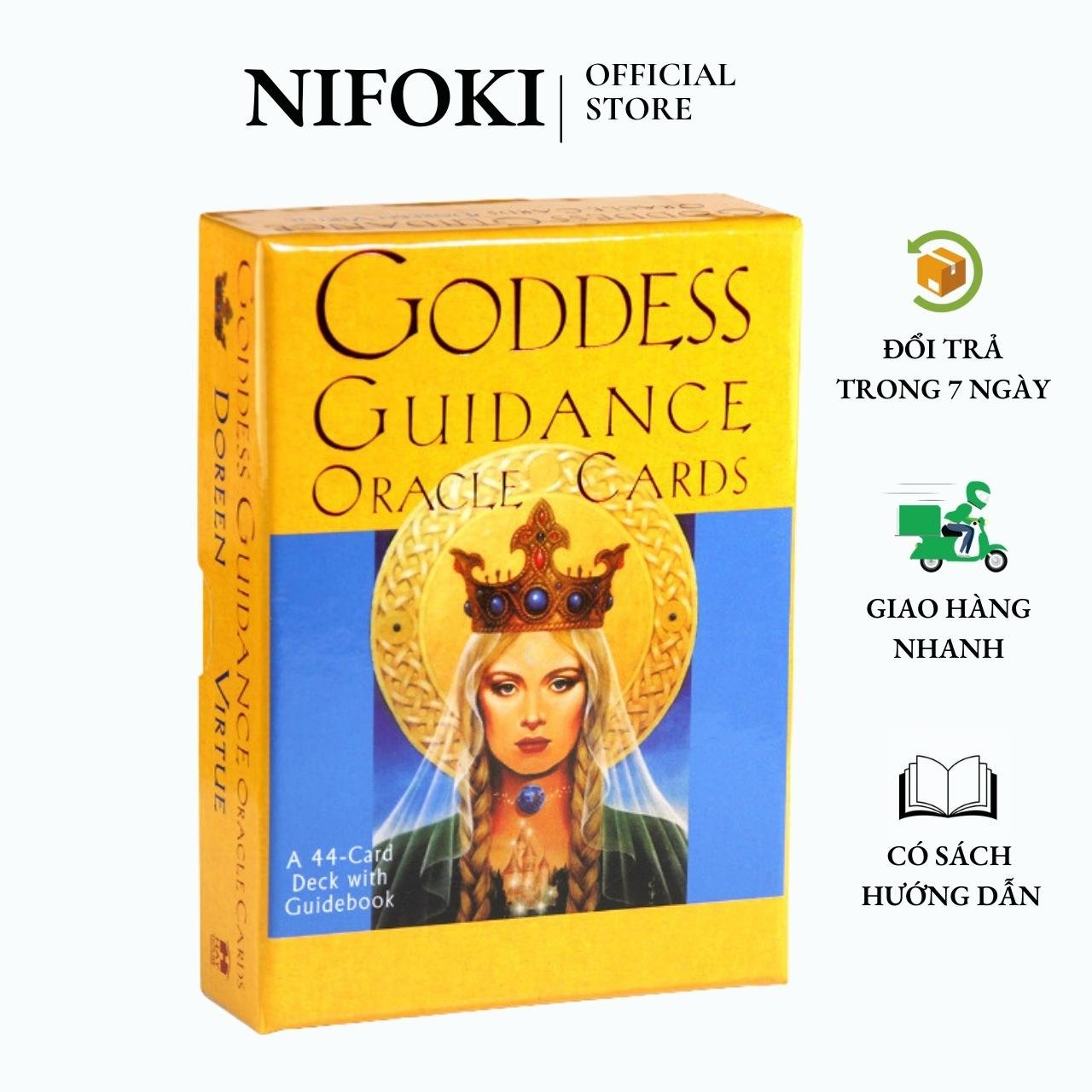 Bộ bài Goddess Guidance Oracle Cards Size Gốc
