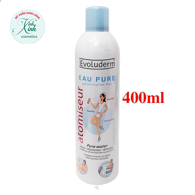[HCM][CHAI LỚN] Nước Xịt Khoáng Evoluderm 400Ml VÀ 150ML  Xịt khoáng giữ ẩm cho da cung cấp dưỡng chất và bảo vệ da dưới tác động môi trường