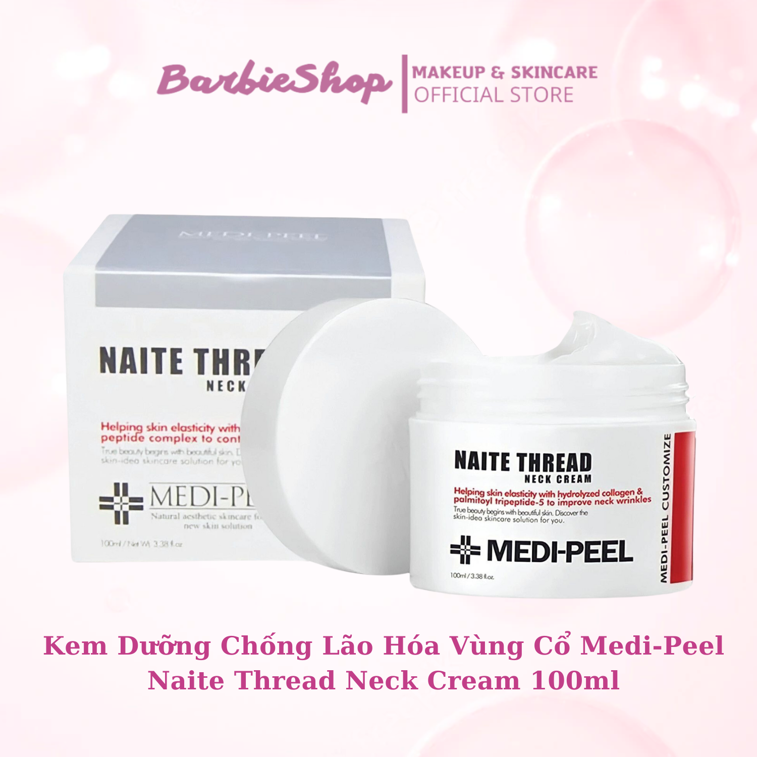 Kem Dưỡng Vùng Cổ Medi-Peel Naite Thread Neck Cream 100ml