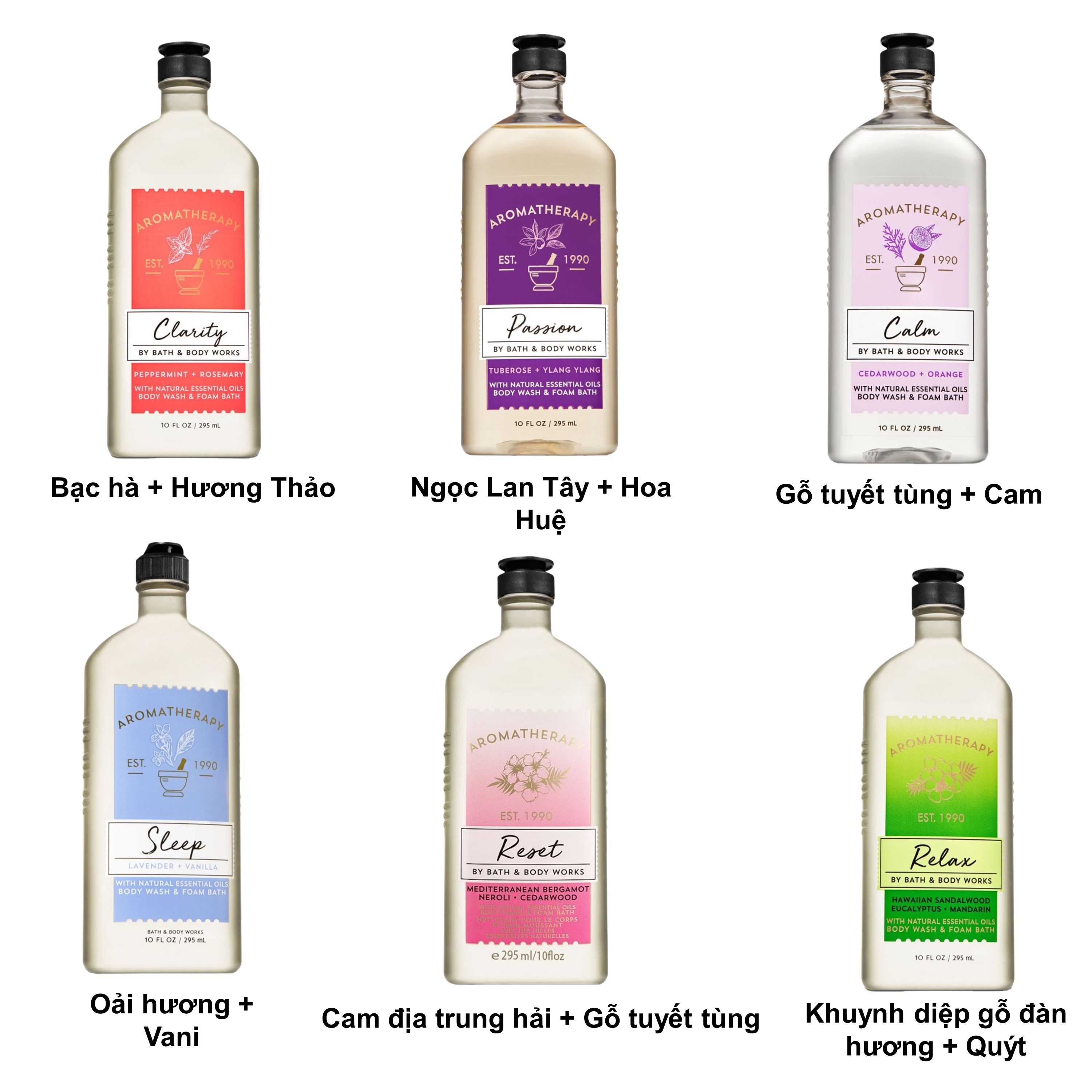 Sữa tắm Bath And Body Works Aromatherapy 295ml