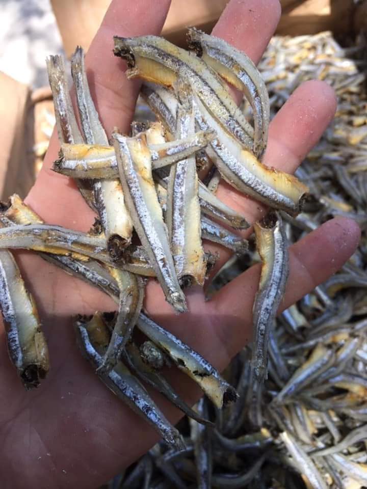 Bán sỉ 1 kg Cá Cơm than Khô loại nhat dai ngon