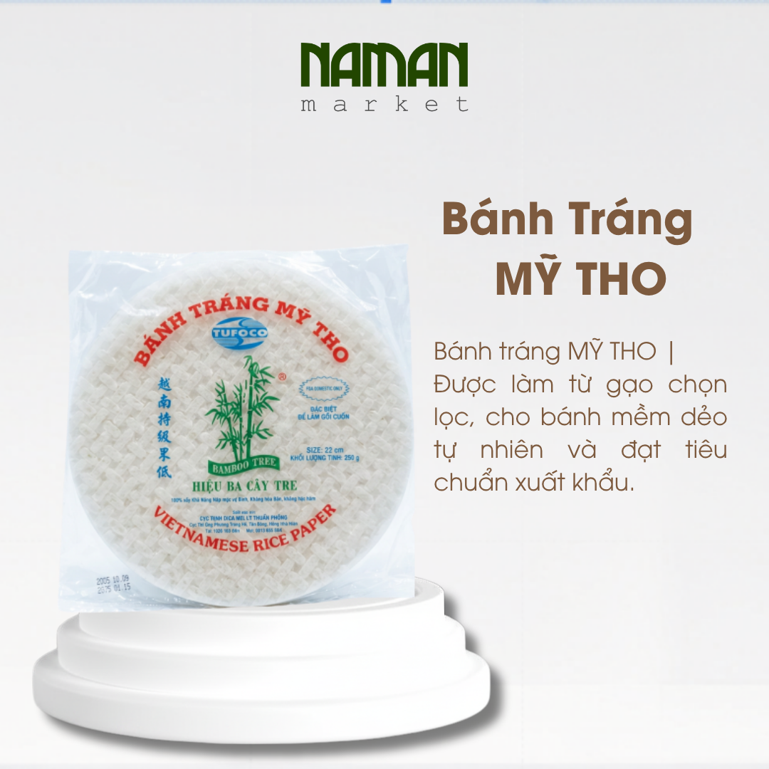 Bánh tráng 22cm Bamboo Tree 250g