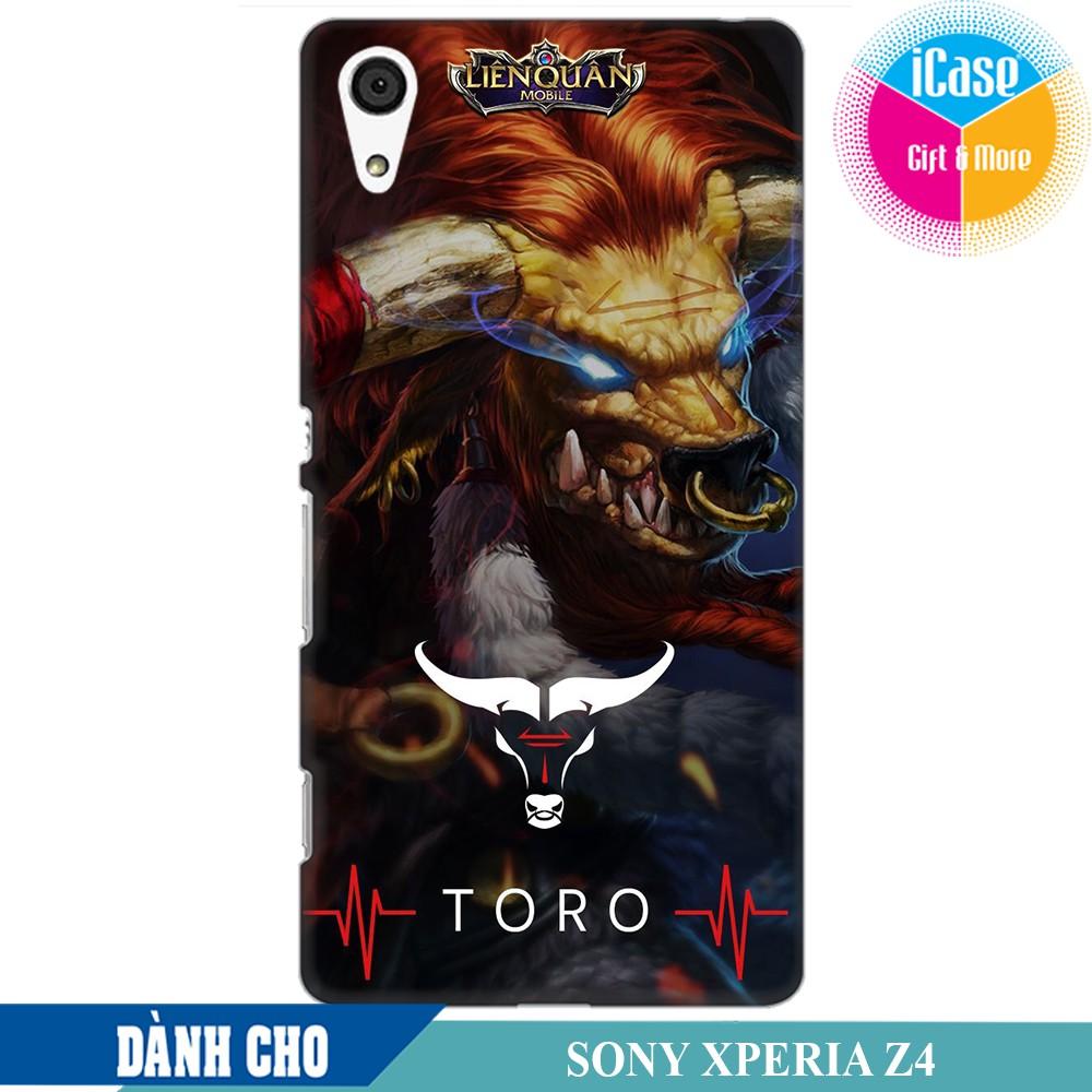 Ốp lưng nhựa dẻo dành cho Sony Xperia Z4 in hình Toro
