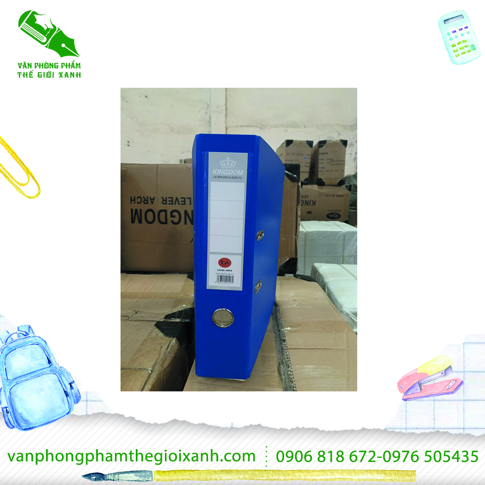 Bìa còng 7cm 2 mặt si tốt