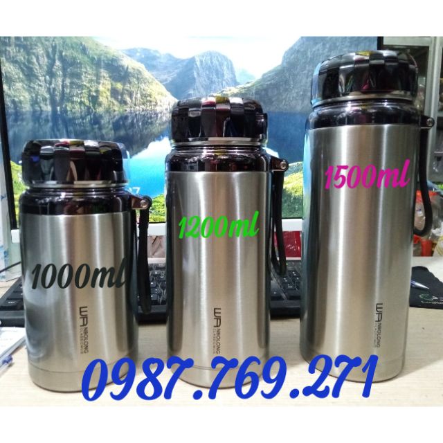 Bình giữ nhiệt Baol nắp titan 1200ml 1500ml
