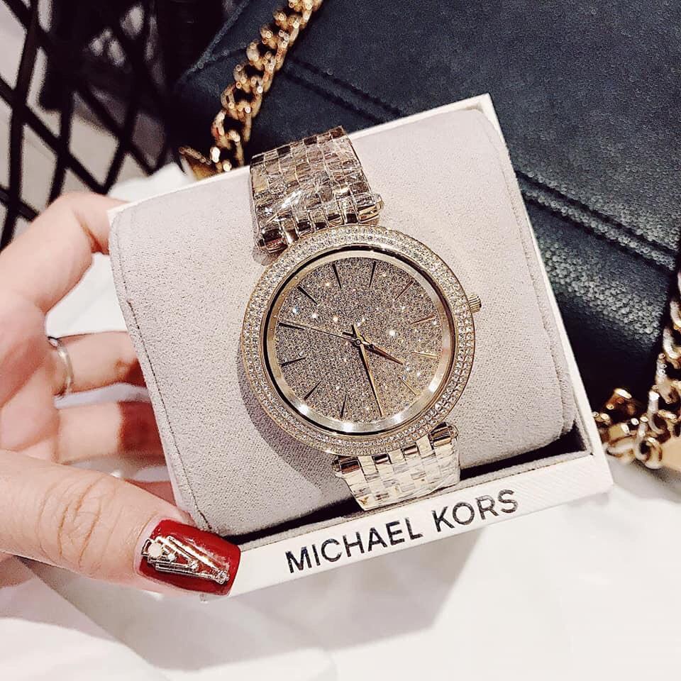 [HCM]Đồng hồ nữ dây kim loại Michael Kors MK3438 size 38mm fullbox , vỏ thép , chống nước , đồng hồ nữ sang trọng