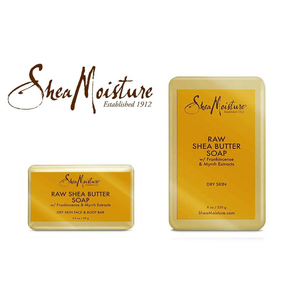 [HCM]Shea Moisture xà phòng Raw Butter Facial Bar Soap chống lão hóa