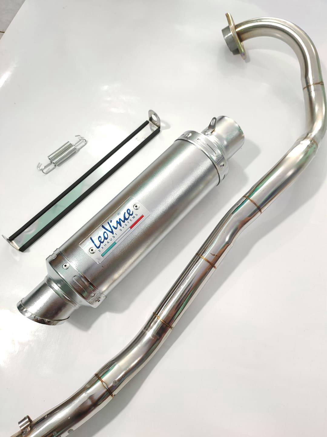 Pô Leovince full cổ pô độ khúc gắn cho dòng xe Exciter 150