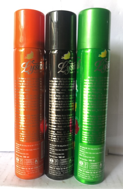 Nước hoa xịt toàn thân lysana 100ml
